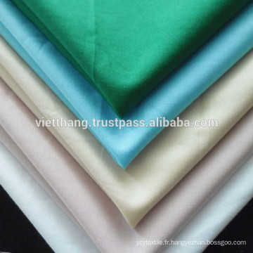 100% Polyester 120*76 PE40*PE40 57/58&quot; 118gsm pour chemises du Vietnam